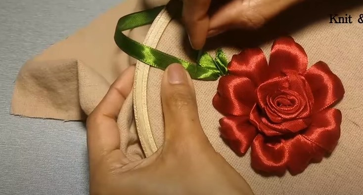 Handmade Ribbon Embroidery